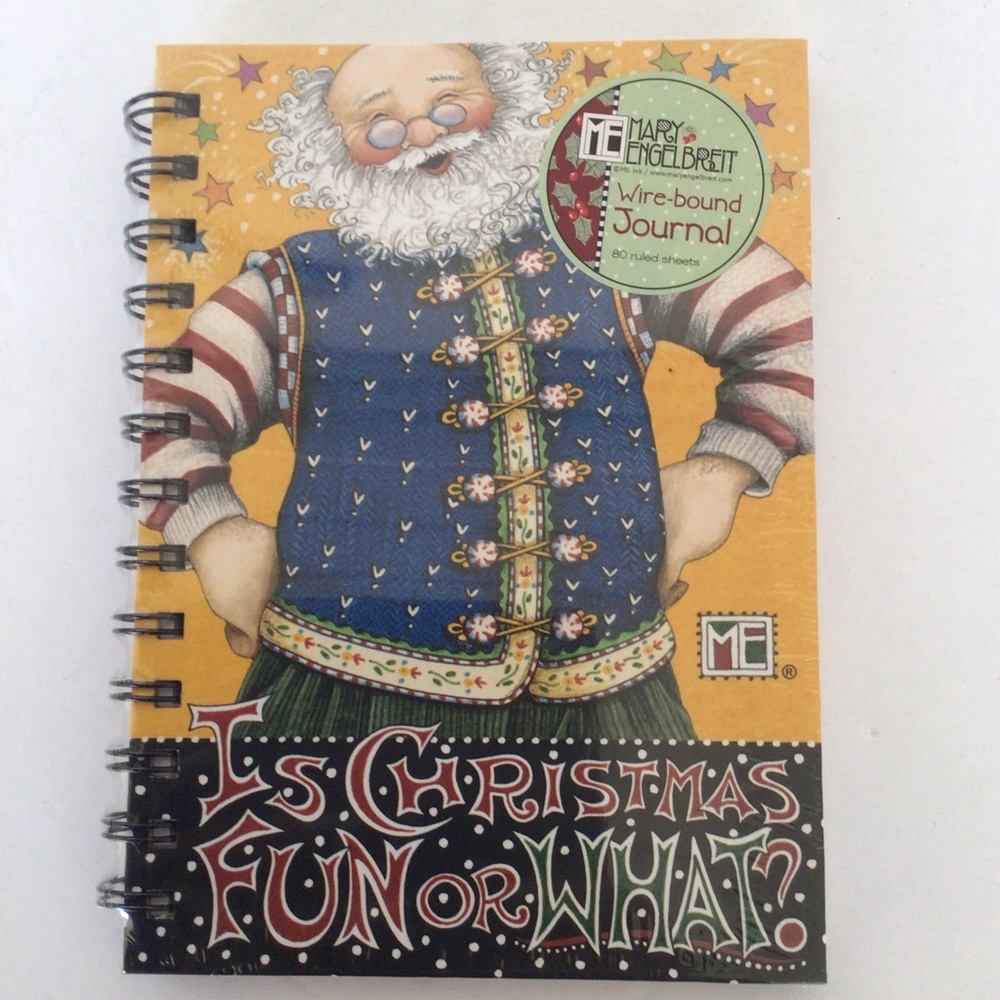 MARY ENGELBREIT CHRISTMAS JOURNAL NWT